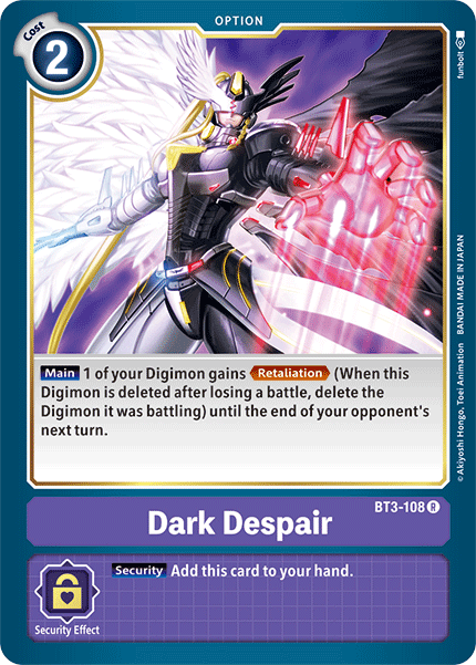 Image of Dark Despair [BT3-108] [Release Special Booster Ver.1.5]