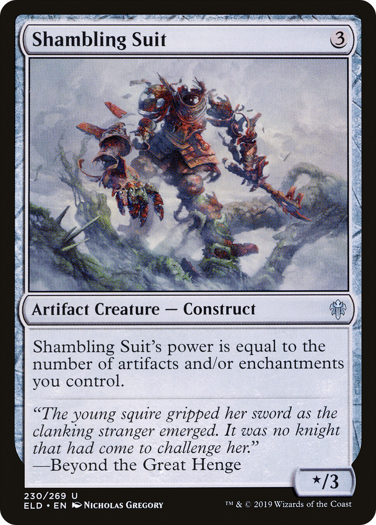 Image of Shambling Suit [Throne of Eldraine]