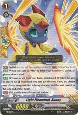 Light Elemental, Sunny (PROMO CARDS)