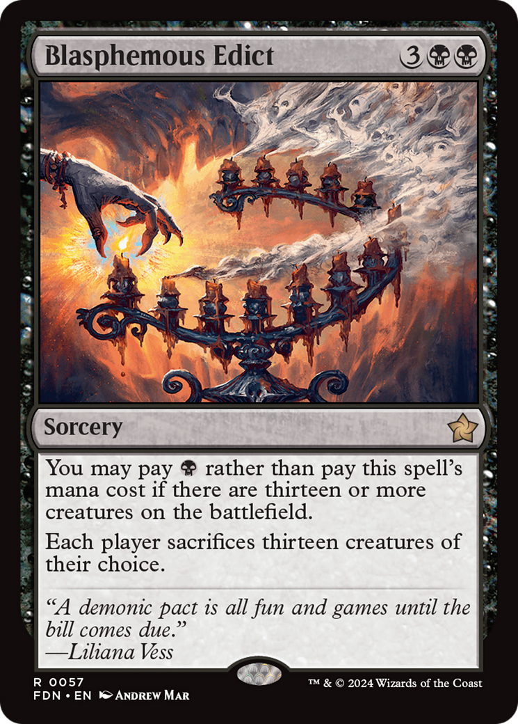 Image of Blasphemous Edict [Foundations]