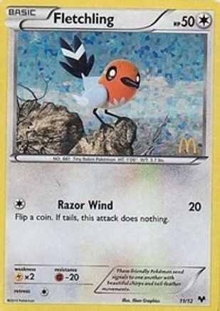 Image of Fletchling (11/12) [McDonald's Promos: 2014 Collection]