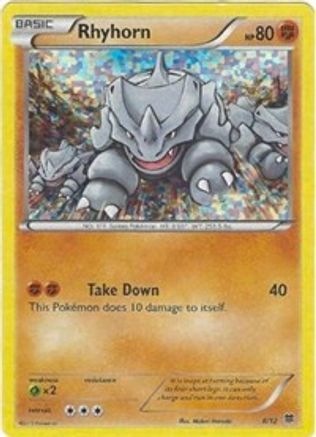 Image of Rhyhorn (8/12) [McDonald's Promos: 2015 Collection]