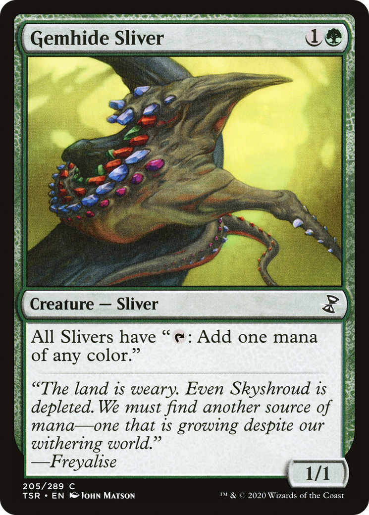 Image of Gemhide Sliver [Time Spiral Remastered]