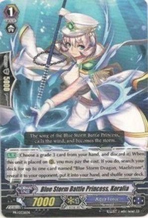 Image of Blue Storm Battle Princess, Koralia (PROMO CARDS)