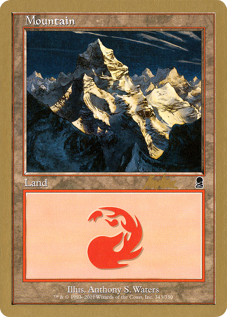 Image of Mountain (bk343) (Brian Kibler) [World Championship Decks 2002]