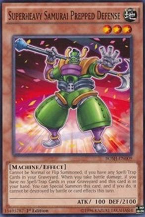 Image of Superheavy Samurai Prepped Defense [BOSH-EN009] Common