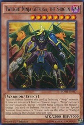 Image of Twilight Ninja Getsuga, the Shogun [BOSH-EN017] Rare