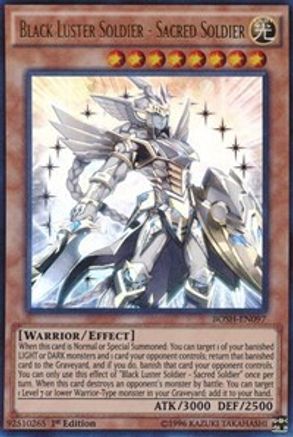Image of Black Luster Soldier - Sacred Soldier [BOSH-EN097] Ultra Rare