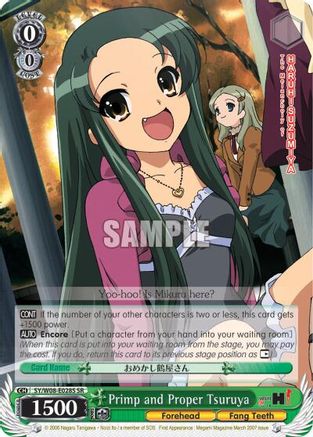 Image of Primp and Proper Tsuruya (SY/W08-E028S SR) [The Melancholy of Haruhi Suzumiya]