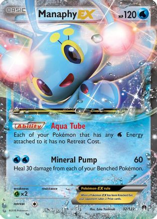 Image of Manaphy EX (32/122) [XY: BREAKpoint]