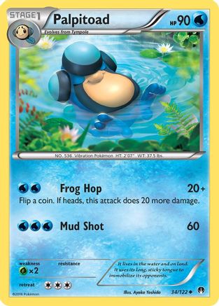 Image of Palpitoad (34/122) [XY: BREAKpoint]