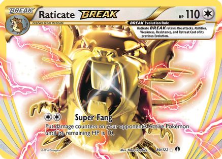 Image of Raticate BREAK (89/122) [XY: BREAKpoint]