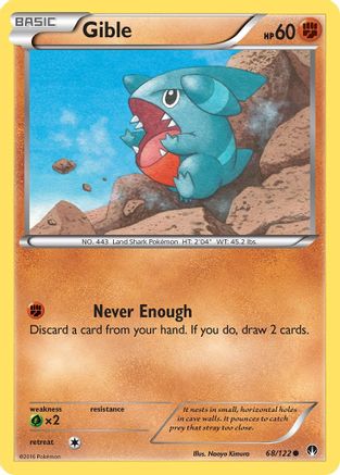 Image of Gible (68/122) [XY: BREAKpoint]
