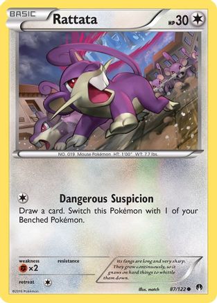 Image of Rattata (87/122) [XY: BREAKpoint]
