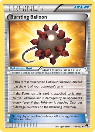 Image of Bursting Balloon (97/122) [XY: BREAKpoint]