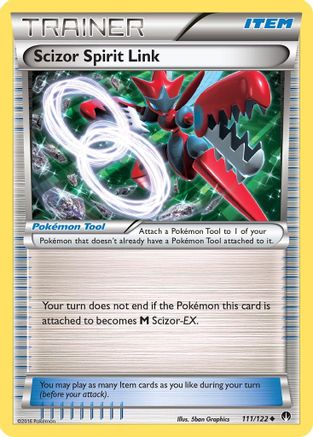 Image of Scizor Spirit Link (111/122) [XY: BREAKpoint]