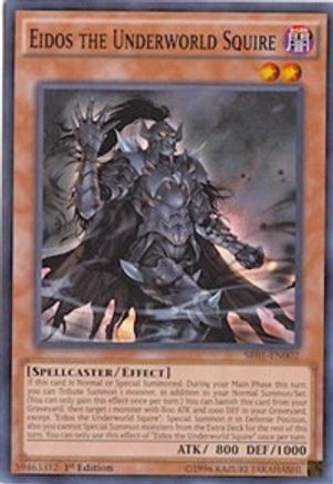 Image of Eidos the Underworld Squire [SR01-EN002] Super Rare
