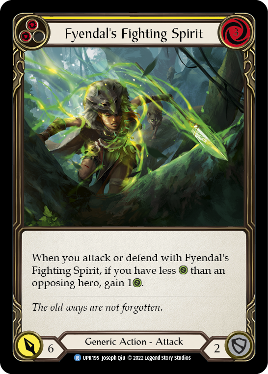 Image of Fyendal's Fighting Spirit (Yellow) [UPR195] (Uprising)