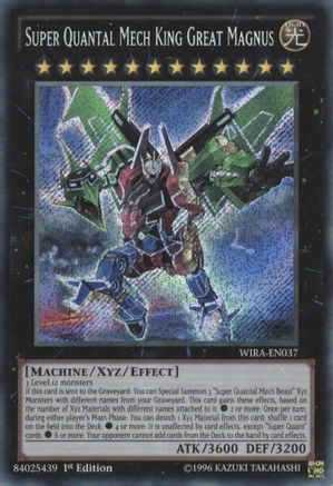 Image of Super Quantal Mech King Great Magnus [WIRA-EN037] Secret Rare
