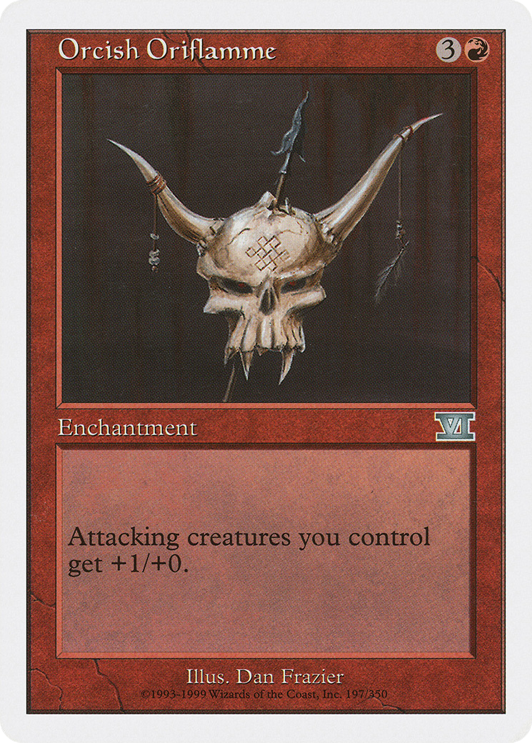 Image of Orcish Oriflamme [Classic Sixth Edition]