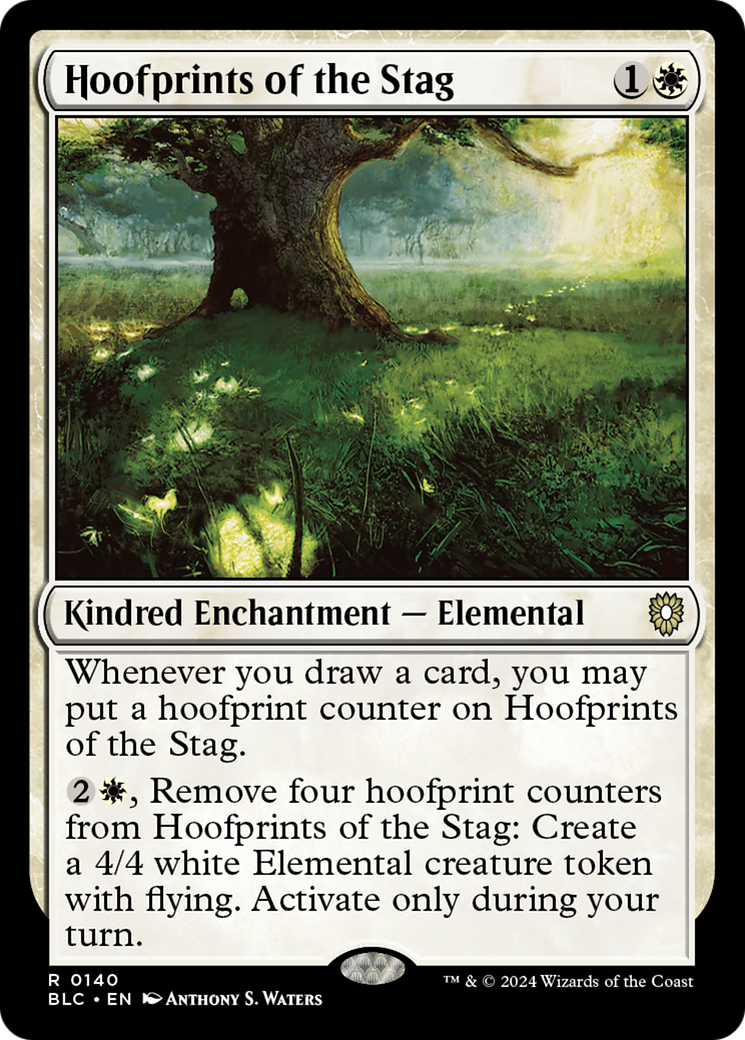 Image of Hoofprints of the Stag [Bloomburrow Commander]