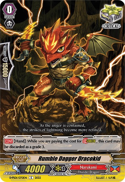 Image of Rumble Dagger Dracokid (D-PS01/070EN) [P Clan Collection 2022]