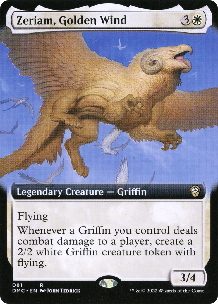 Image of Zeriam, Golden Wind (Extended Art) [Dominaria United Commander]