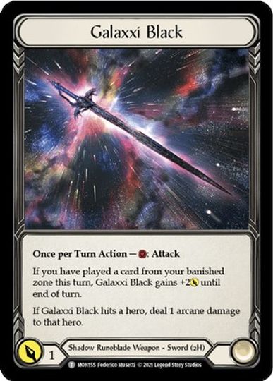 Image of Boltyn // Galaxxi Black [MON030 // MON155] (Monarch Unlimited)  Unlimited Normal