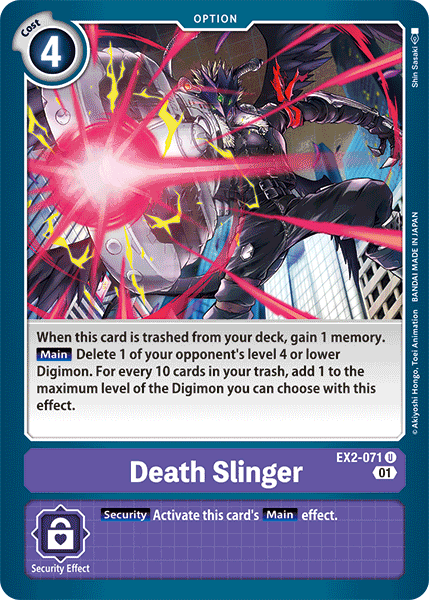 Image of Death Slinger [EX2-071] [Digital Hazard]