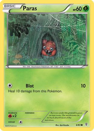 Image of Paras (6/83) [XY: Generations]