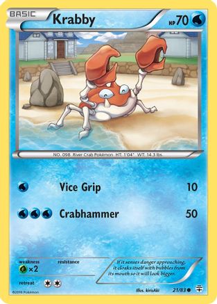 Image of Krabby (21/83) [XY: Generations]
