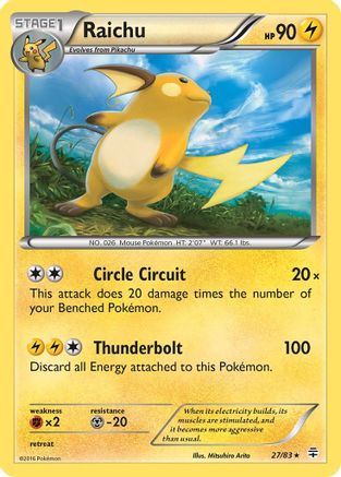 Image of Raichu (27/83) [XY: Generations]