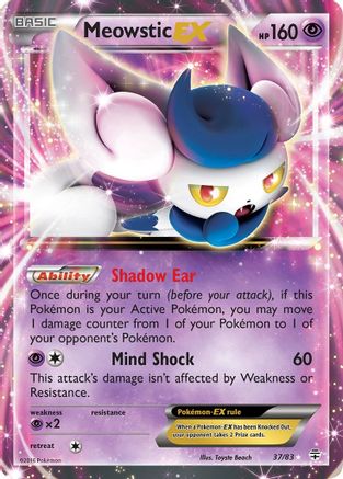 Image of Meowstic EX (37/83) [XY: Generations]