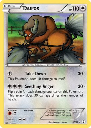 Image of Tauros (57/83) [XY: Generations]
