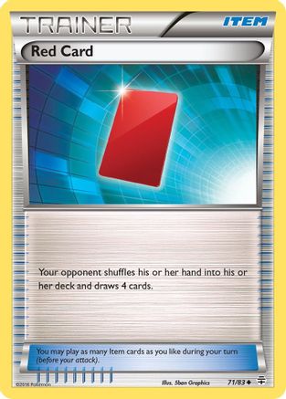 Image of Red Card (71/83) [XY: Generations]