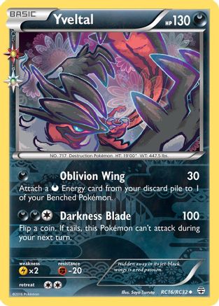 Image of Yveltal (RC16/RC32) [XY: Generations]