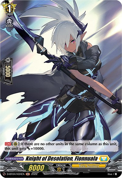 Image of Knight of Desolation, Fionnuala (D-BT04/H34EN) [Awakening of Chakrabarthi]