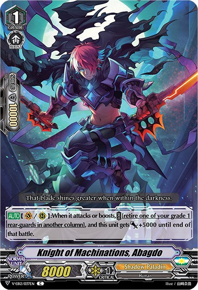 Image of Knight of Machinations, Abagdo (V-EB12/037EN) [Team Dragon's Vanity]