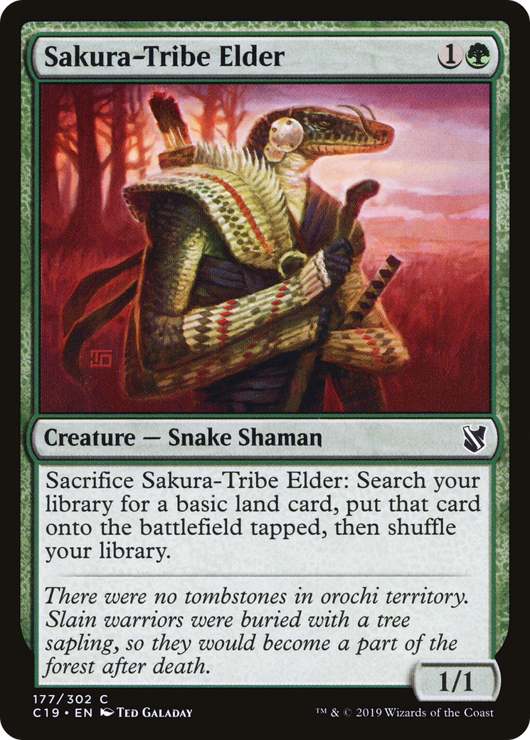 Image of Sakura-Tribe Elder [Commander 2019]