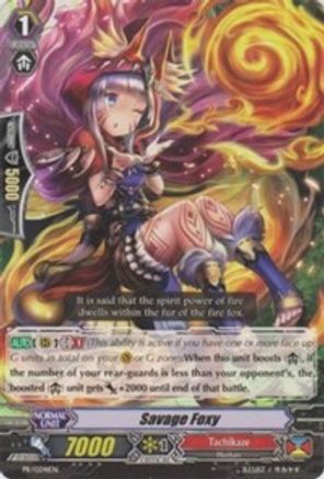 Image of Savage Foxy (PROMO CARDS)