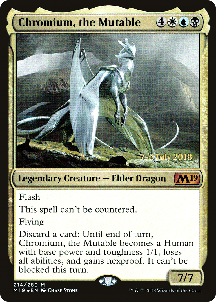 Image of Chromium, the Mutable [Core Set 2019 Prerelease Promos]