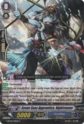 Image of Seven Seas Apprentice, Nightrunner (TRANSCENSION OF BLADE & BLOSSOM)