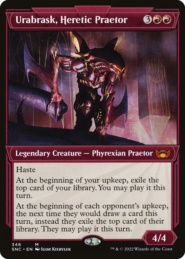 Image of Urabrask, Heretic Praetor (Showcase Art Deco) [Streets of New Capenna]