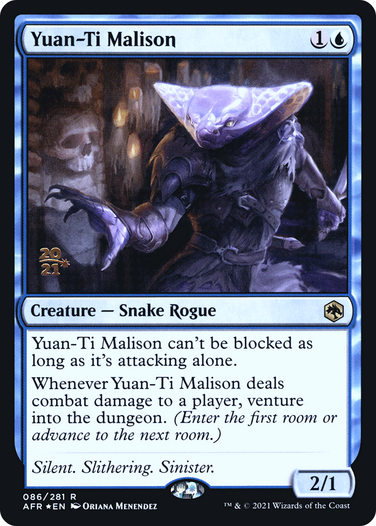 Image of Yuan-Ti Malison [Dungeons & Dragons: Adventures in the Forgotten Realms Prerelease Promos]