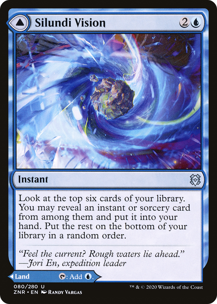 Image of Silundi Vision // Silundi Isle [Zendikar Rising]