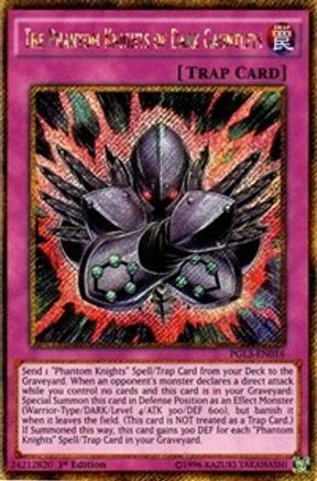 Image of The Phantom Knights of Dark Gauntlets [PGL3-EN016] Gold Secret Rare