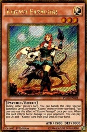 Image of Kozmo Farmgirl [PGL3-EN024] Gold Secret Rare