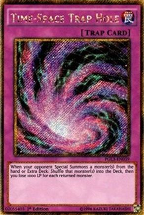 Image of Time-Space Trap Hole [PGL3-EN039] Gold Secret Rare