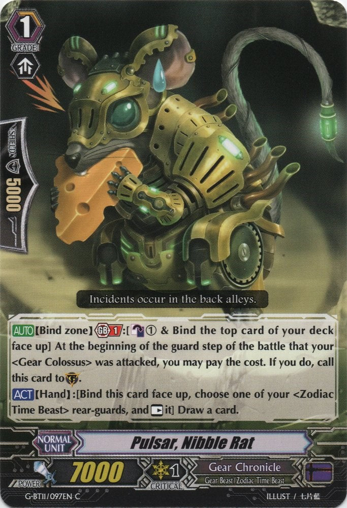 Image of Pulsar, Nibble Rat (G-BT11/097EN) [Demonic Advent]