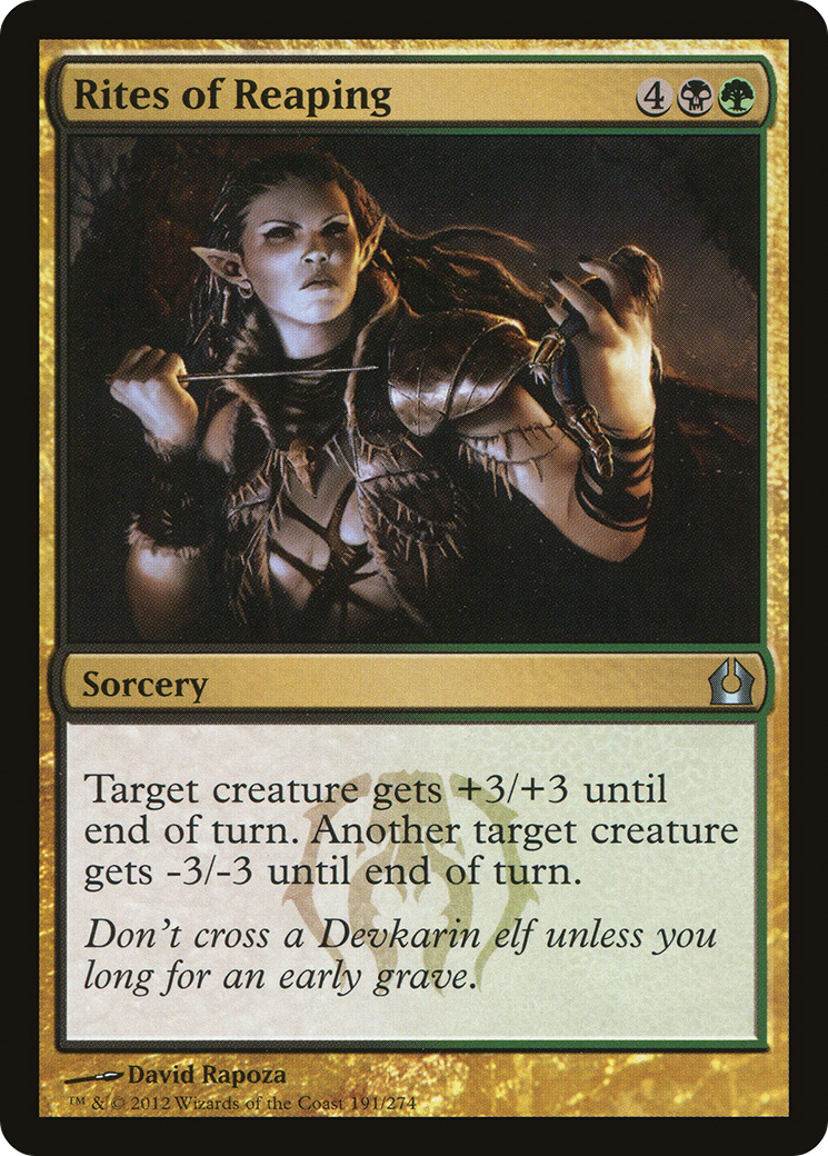Image of Rites of Reaping [Return to Ravnica]